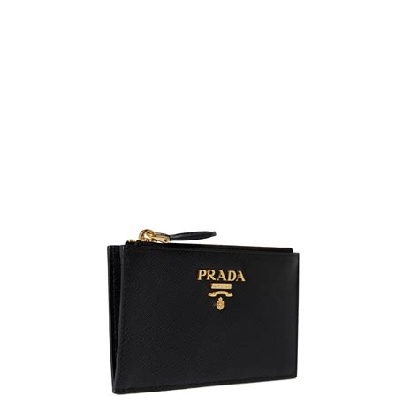 prada card case sale|Prada card holder with zipper.